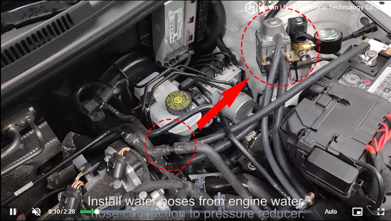 Latest company Cases about 3-2 установите шланги воды от соединения шланга воды двигателя с редуктором давления