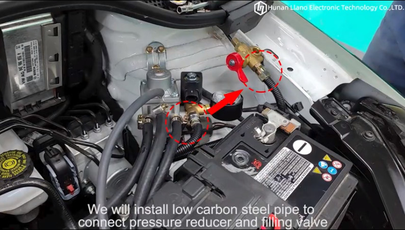 Latest company Cases about 3-4 установите низкоуглеродистую стальную трубу для того чтобы соединить редуктор и питательный клапан давления