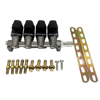 Купить Четырехтактная рельса для впрыска литейного газа/СПГ из сплава с сопротивлением 3 Ом для четырехцилиндровых автомобилей на СПГ или СПГ online manufacture